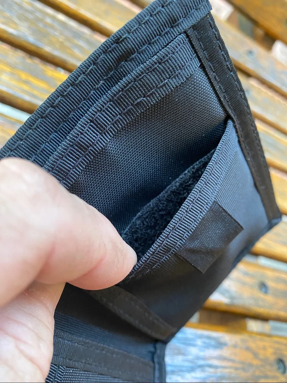 Levi’s Black nylon bifold wallet